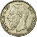 Coin, Belgium, Leopold II, 5 Francs, 5 Frank, 1876, EF(40-45), Silver, KM:24