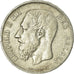 Coin, Belgium, Leopold II, 5 Francs, 5 Frank, 1871, EF(40-45), Silver, KM:24