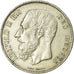 Coin, Belgium, Leopold II, 5 Francs, 5 Frank, 1871, EF(40-45), Silver, KM:24