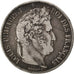 FRANCE, Louis-Philippe, 5 Francs, 1837, Rouen, KM #749.2, VF(20-25), Silver,...