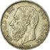 Coin, Belgium, Leopold II, 5 Francs, 5 Frank, 1872, EF(40-45), Silver, KM:24