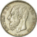 Coin, Belgium, Leopold II, 5 Francs, 5 Frank, 1872, VF(20-25), Silver, KM:24