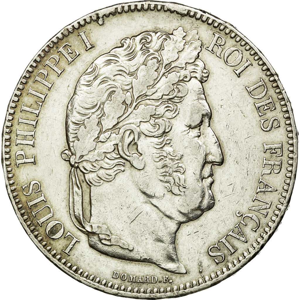 Coin, France, Louis-Philippe, 5 Francs, 1833, La Rochelle, AU(50-53), Silver