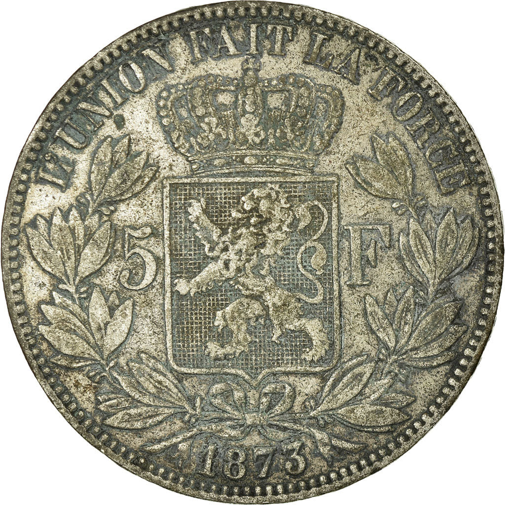 Monnaie, Belgique, Leopold II, 5 Francs, 5 Frank, 1873, TB, Argent, KM:24
