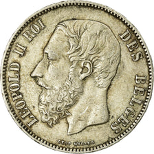 Monnaie, Belgique, Leopold II, 5 Francs, 5 Frank, 1873, TB, Argent, KM:24