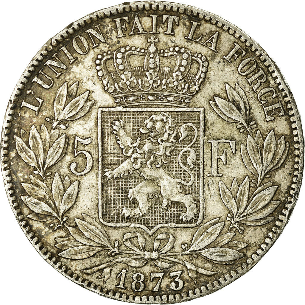 Monnaie, Belgique, Leopold II, 5 Francs, 5 Frank, 1873, TB, Argent, KM:24