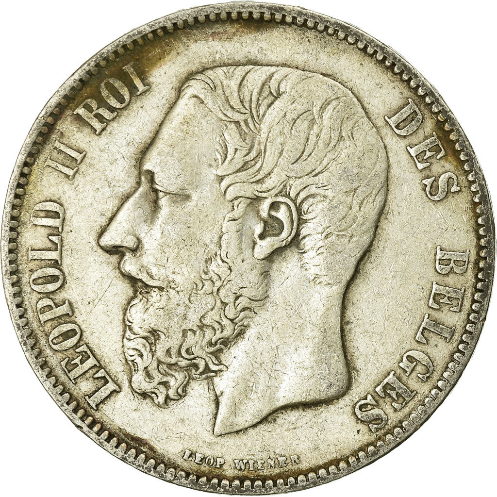 Monnaie, Belgique, Leopold II, 5 Francs, 5 Frank, 1873, TB, Argent, KM:24