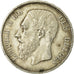 Coin, Belgium, Leopold II, 5 Francs, 5 Frank, 1867, EF(40-45), Silver, KM:24