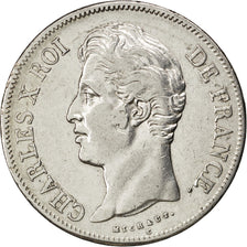 FRANCE, Charles X, 5 Francs, 1828, Paris, KM #728.1, EF(40-45), Silver, Gadoury.