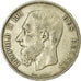 Coin, Belgium, Leopold II, 5 Francs, 5 Frank, 1868, VF(20-25), Silver, KM:24
