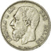 Coin, Belgium, Leopold II, 5 Francs, 5 Frank, 1875, VF(20-25), Silver, KM:24