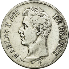 Monnaie, France, Charles X, 5 Francs, 1825, Paris, TB+, Argent, KM:720.1