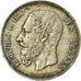 Coin, Belgium, Leopold II, 5 Francs, 5 Frank, 1874, VF(30-35), Silver, KM:24