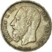 Coin, Belgium, Leopold II, 5 Francs, 5 Frank, 1869, EF(40-45), Silver, KM:24