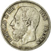 Coin, Belgium, Leopold II, 5 Francs, 5 Frank, 1869, VF(20-25), Silver, KM:24