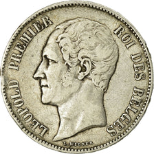 Coin, Belgium, Leopold I, 5 Francs, 5 Frank, 1851, VF(30-35), Silver, KM:17
