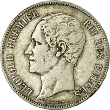 Coin, Belgium, Leopold I, 5 Francs, 5 Frank, 1852, VF(30-35), Silver, KM:17