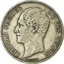 Coin, Belgium, Leopold I, 5 Francs, 5 Frank, 1852, VF(30-35), Silver, KM:17