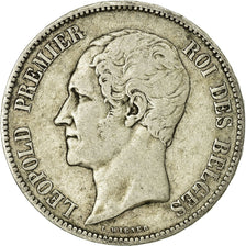Coin, Belgium, Leopold I, 5 Francs, 5 Frank, 1852, VF(30-35), Silver, KM:17