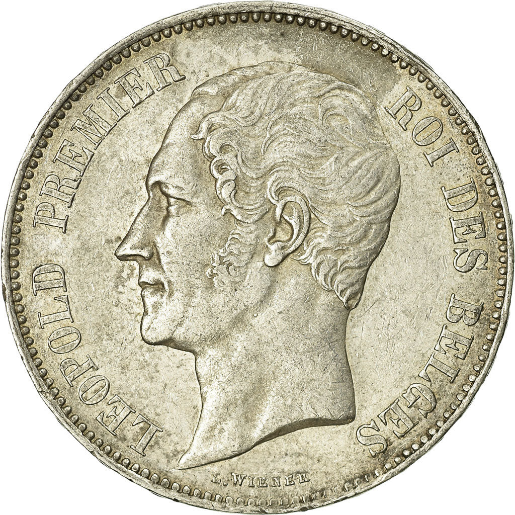 Coin, Belgium, Leopold I, 5 Francs, 5 Frank, 1850, VF(30-35), Silver, KM:17