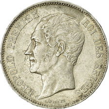 Coin, Belgium, Leopold I, 5 Francs, 5 Frank, 1850, VF(30-35), Silver, KM:17