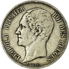 Coin, Belgium, Leopold I, 5 Francs, 5 Frank, 1850, VF(30-35), Silver, KM:17