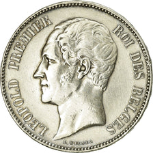 Coin, Belgium, Leopold I, 5 Francs, 5 Frank, 1850, EF(40-45), Silver, KM:17