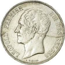 Coin, Belgium, Leopold I, 5 Francs, 5 Frank, 1850, VF(30-35), Silver, KM:17