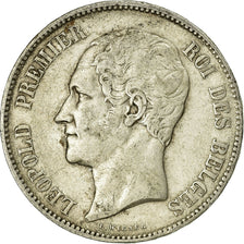 Monnaie, Belgique, Leopold I, 5 Francs, 5 Frank, 1850, TB+, Argent, KM:17