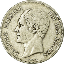Coin, Belgium, Leopold I, 5 Francs, 5 Frank, 1850, VF(30-35), Silver, KM:17
