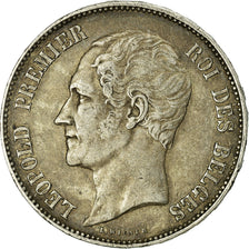 Coin, Belgium, Leopold I, 5 Francs, 5 Frank, 1850, VF(30-35), Silver, KM:17