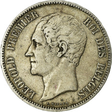 Coin, Belgium, Leopold I, 5 Francs, 5 Frank, 1850, VF(30-35), Silver, KM:17