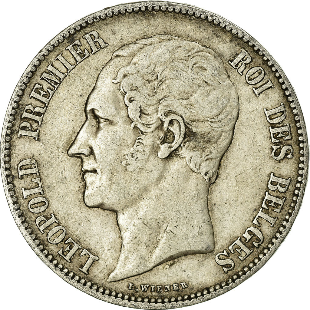 Monnaie, Belgique, Leopold I, 5 Francs, 5 Frank, 1849, TB, Argent, KM:17
