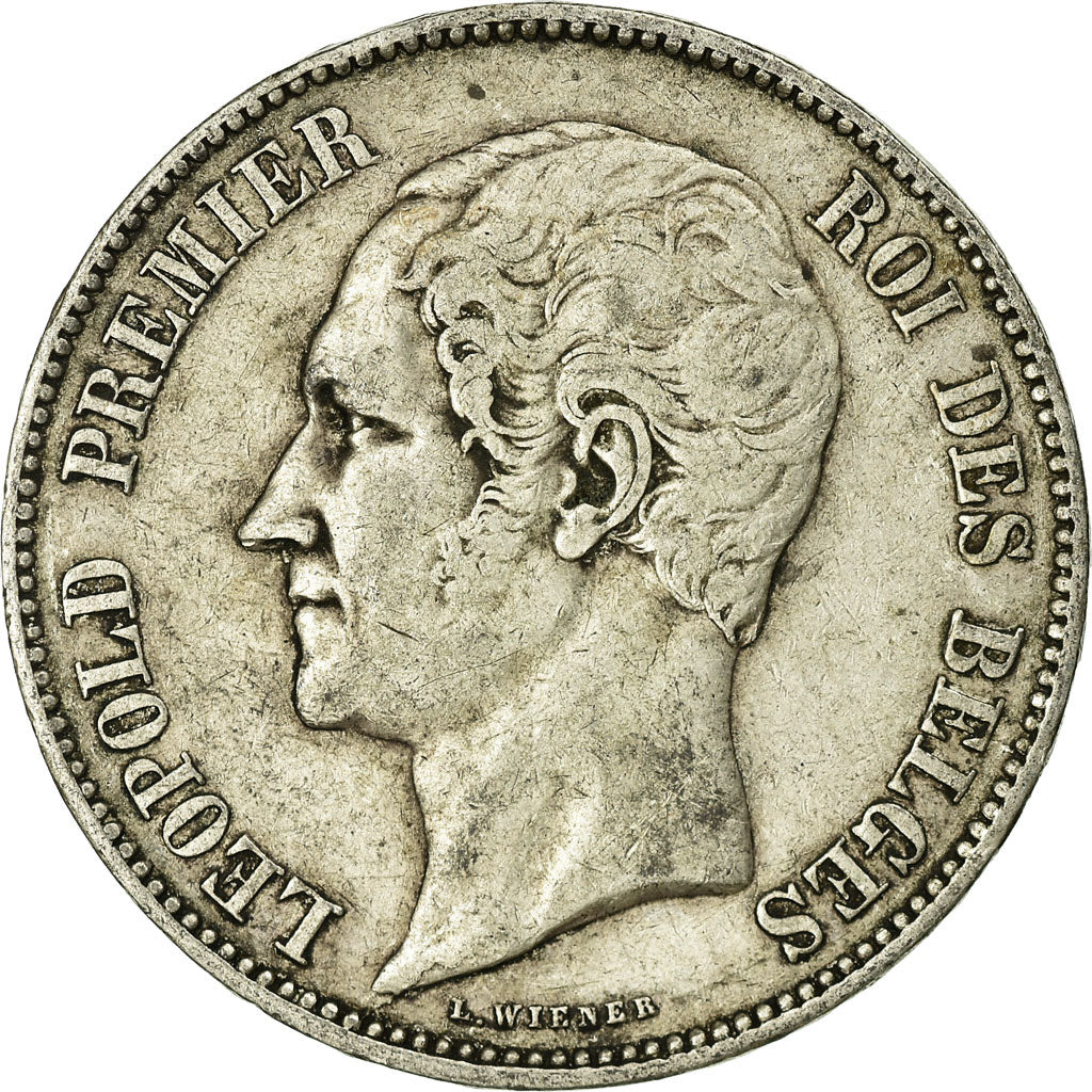 Monnaie, Belgique, Leopold I, 5 Francs, 5 Frank, 1849, TB, Argent, KM:17