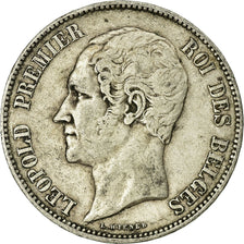 Monnaie, Belgique, Leopold I, 5 Francs, 5 Frank, 1849, TB, Argent, KM:17