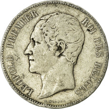 Coin, Belgium, Leopold I, 5 Francs, 5 Frank, 1849, VF(20-25), Silver, KM:17
