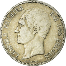 Coin, Belgium, Leopold I, 5 Francs, 5 Frank, 1849, VF(20-25), Silver, KM:17