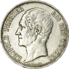Coin, Belgium, Leopold I, 5 Francs, 5 Frank, 1853, EF(40-45), Silver, KM:17
