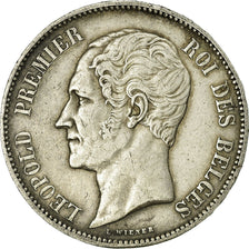 Coin, Belgium, Leopold I, 5 Francs, 5 Frank, 1853, EF(40-45), Silver, KM:17