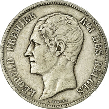 Coin, Belgium, Leopold I, 5 Francs, 5 Frank, 1853, VF(20-25), Silver, KM:17