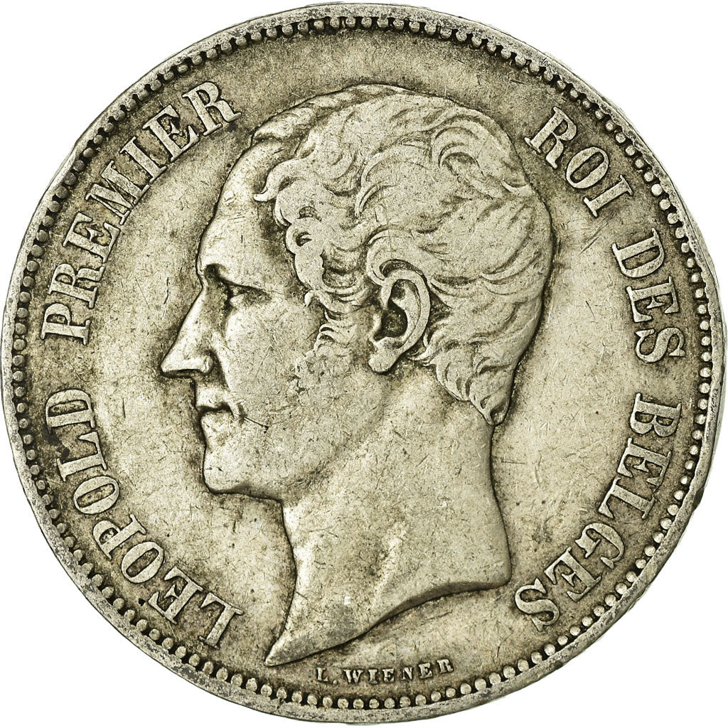 Monnaie, Belgique, Leopold I, 5 Francs, 5 Frank, 1853, TB, Argent, KM:17
