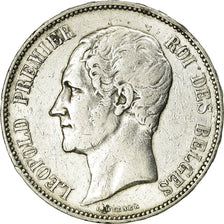 Coin, Belgium, Leopold I, 5 Francs, 5 Frank, 1853, VF(20-25), Silver, KM:17