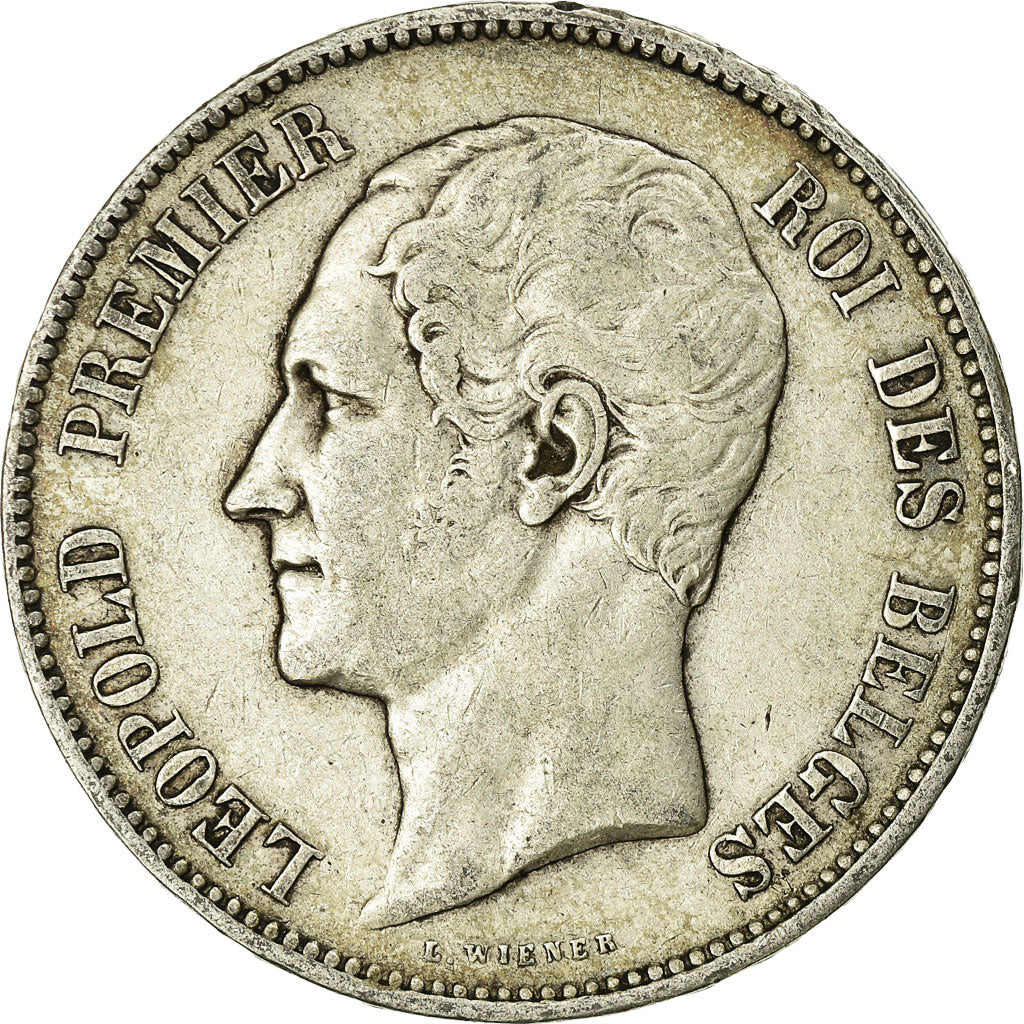 Coin, Belgium, Leopold I, 5 Francs, 5 Frank, 1865, VF(30-35), Silver, KM:17