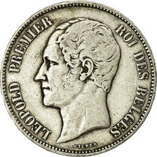 Coin, Belgium, Leopold I, 5 Francs, 5 Frank, 1865, VF(30-35), Silver, KM:17