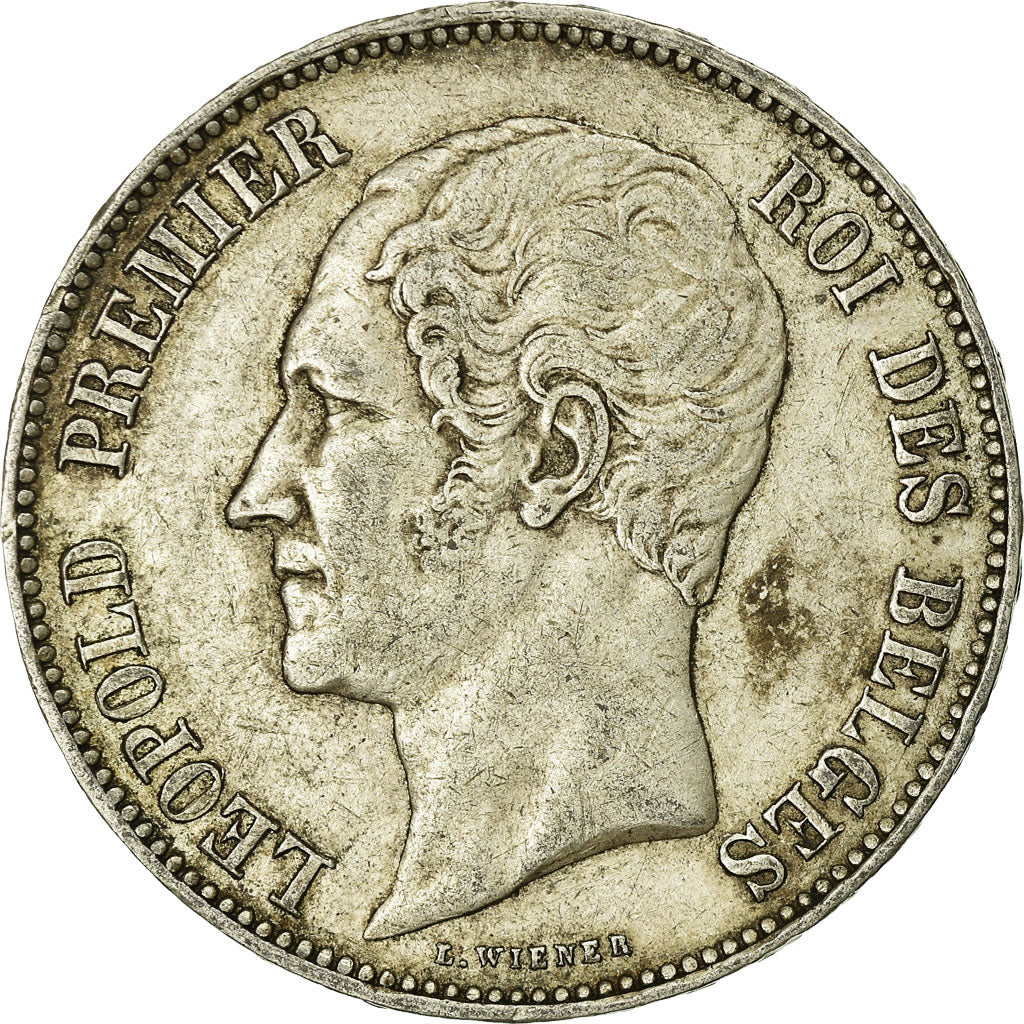 Coin, Belgium, Leopold I, 5 Francs, 5 Frank, 1865, VF(20-25), Silver, KM:17