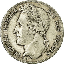 Monnaie, Belgique, Leopold I, 5 Francs, 5 Frank, 1833, TB+, Argent, KM:3.1