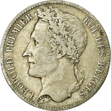 Coin, Belgium, Leopold I, 5 Francs, 5 Frank, 1833, VF(20-25), Silver, KM:3.1