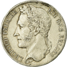 Coin, Belgium, Leopold I, 5 Francs, 5 Frank, 1833, EF(40-45), Silver, KM:3.1