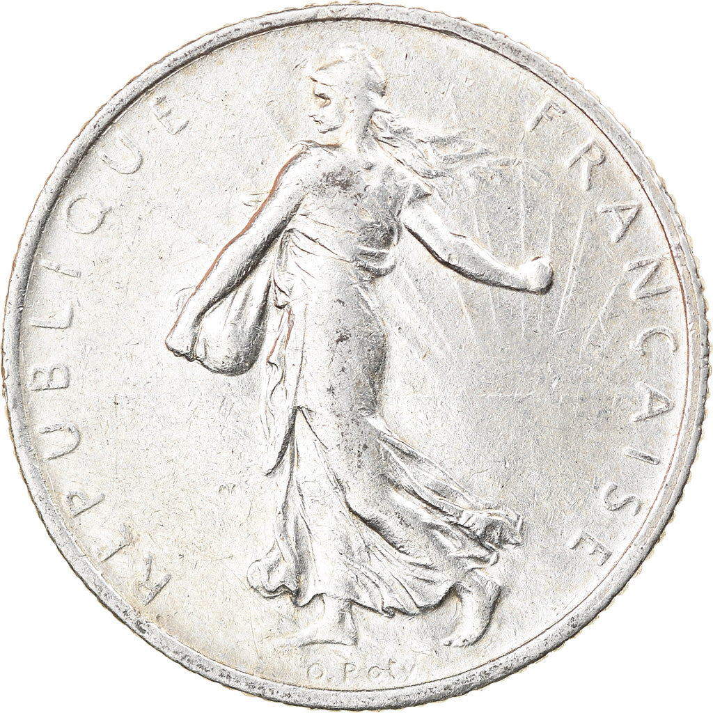 Coin, France, Semeuse, Franc, 1908, Paris, VF(30-35), Silver, KM:844.1