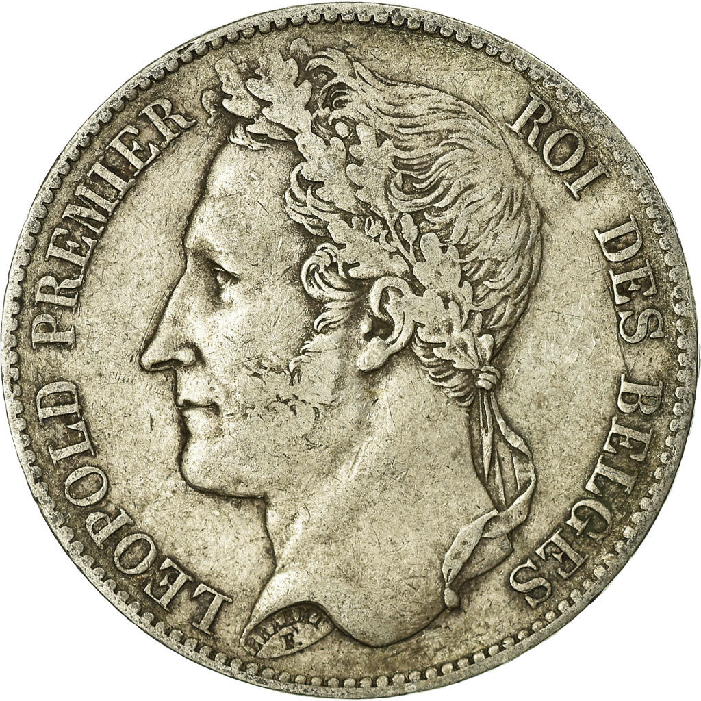 Coin, Belgium, Leopold I, 5 Francs, 5 Frank, 1849, VF(30-35), Silver, KM:3.2